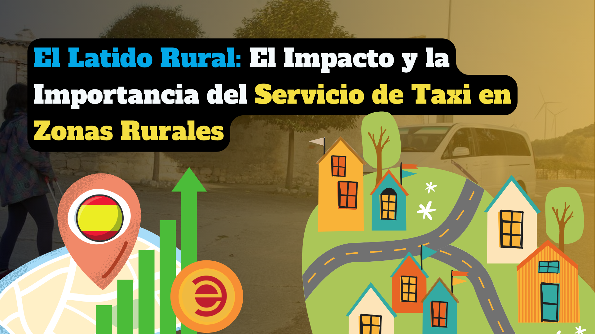 Asociaciones de taxistas en localidades rurales españolas